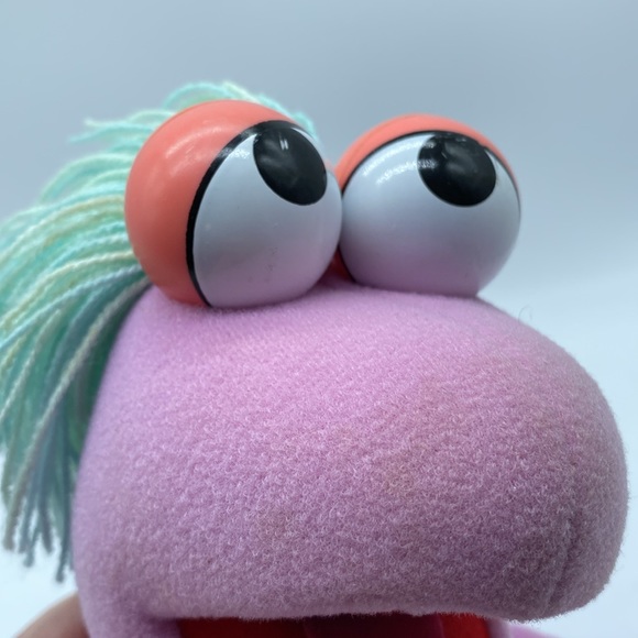 Fraggle Rock Mokey Plush Stuffed Animal Toy Purple 15” Jim Henson 1985 - Picture 10 of 13